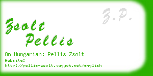 zsolt pellis business card